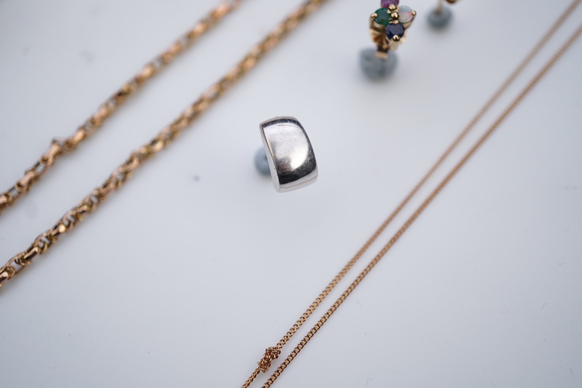 A collection of jewels and watches